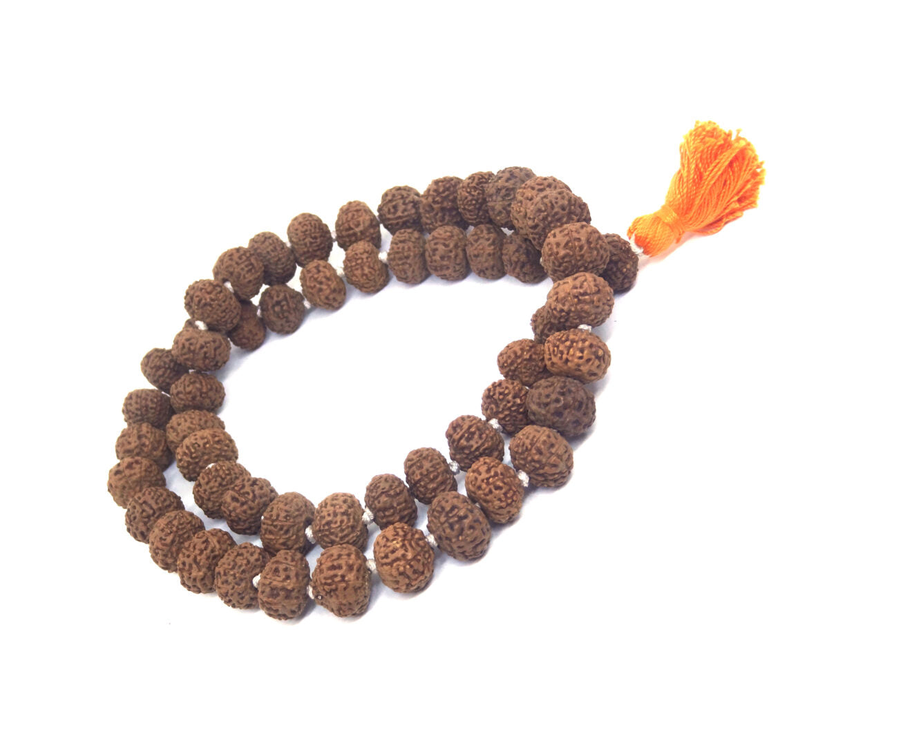 10 Mukhi Mala / Kantha 54 +1 Beads Lab Certified